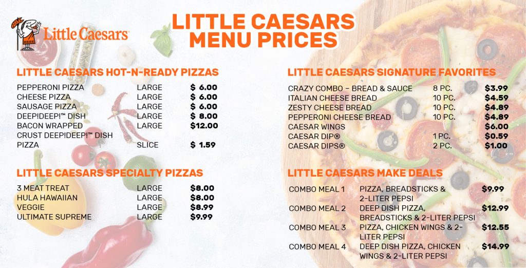 little caesars menu