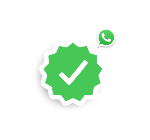 verify whatsapp channel green tick